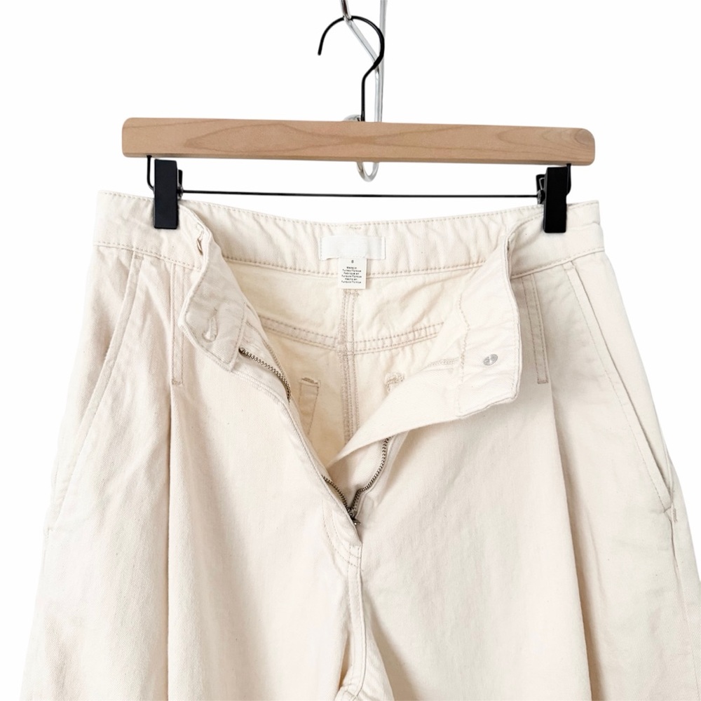 COS Barrel Leg Cotton Denim Pants - Excellent Pre-Owned Condition, 8 - Picture 6 of 16